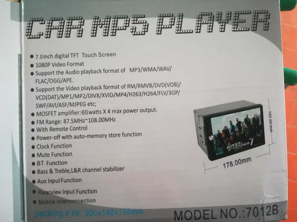 car mp5 player user guide